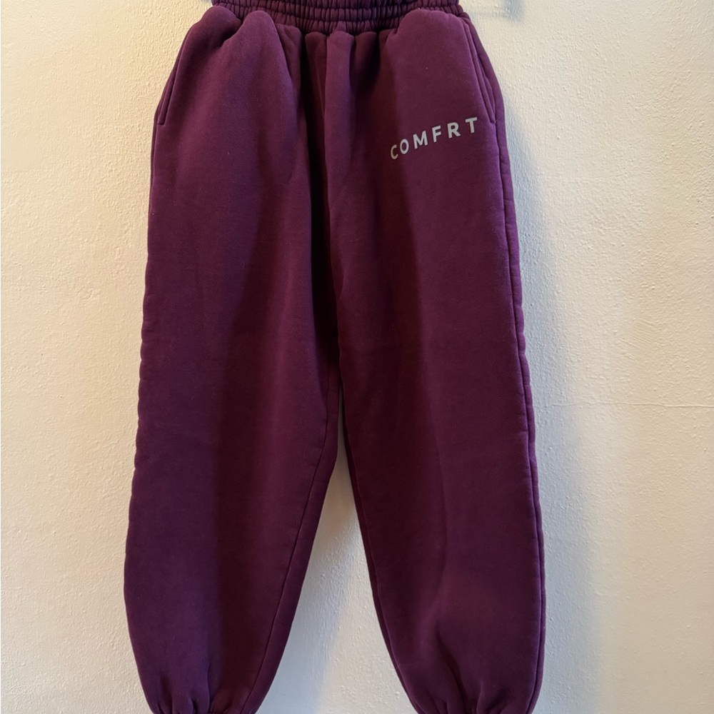Comfrt Kids Tranquil Jogger Sweatpants Plum Purple Kids XL / Womens Small